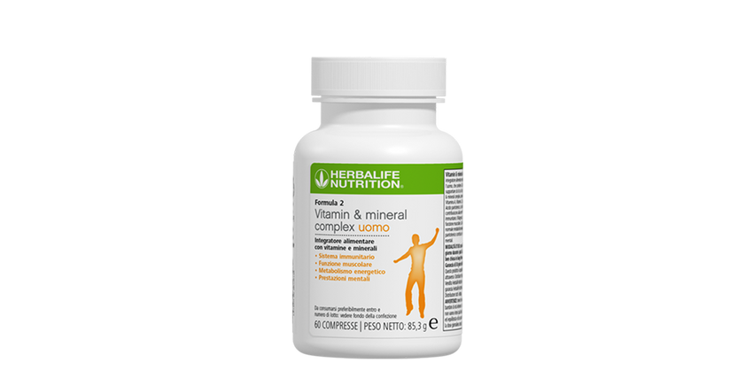 Formula 2 Vitamin & Mineral Complex Uomo