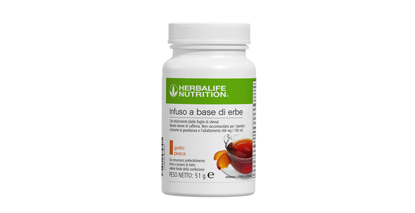Infuso a base di erbe 51 g - gusto Pesca