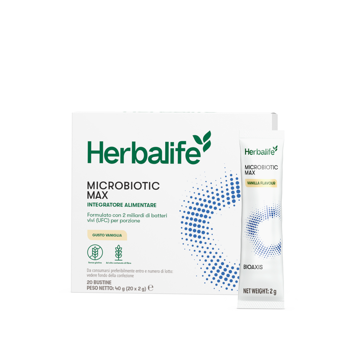 Microbiotic Max - gusto Vaniglia - 20 bustine
