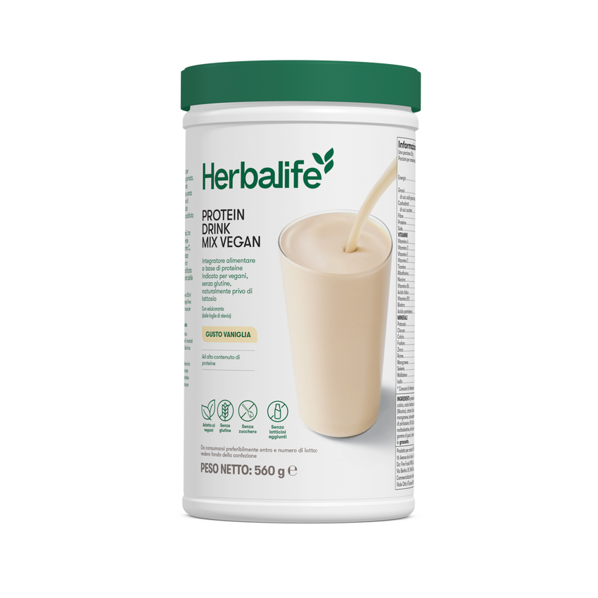 Protein Drink Mix Vegan - gusto Vaniglia - 20 porzioni
